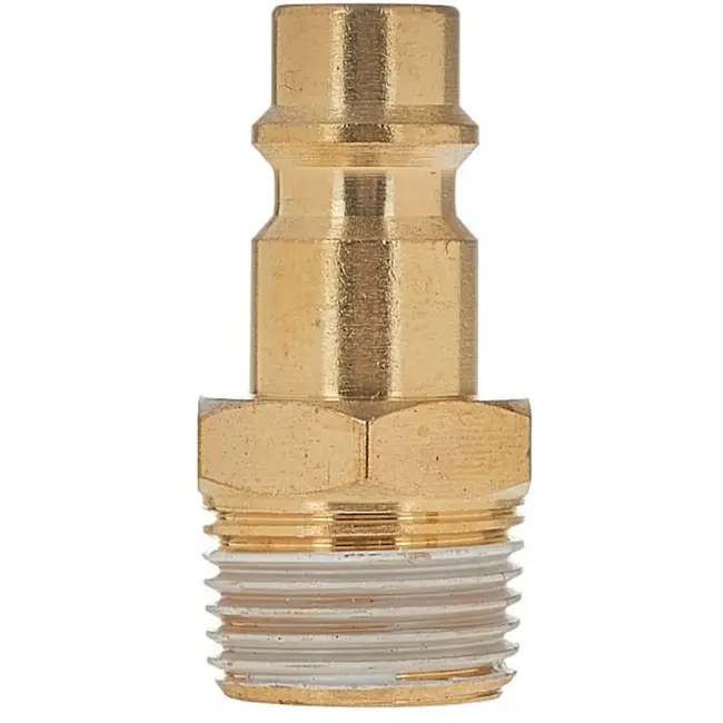 Tvardy Messing plug - externe draad 3/8" - corrosiebestendig - robuust ontwerp