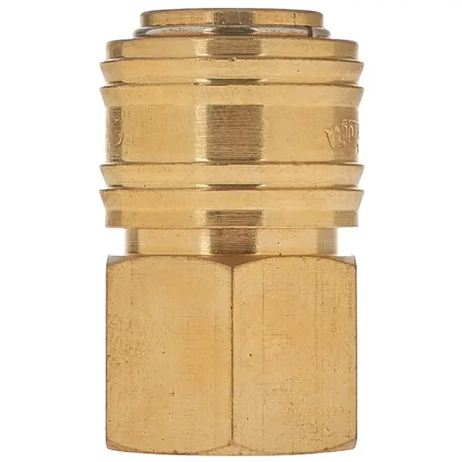 Tvardy Messing snelkoppeling - intern schroefdraad - 1/4" - duurzaam en corrosiebestendig