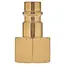 Tvardy Messing plug - Interne schroefdraad 3/8" - Corrosiebestendig - Voor veeleisende systemen