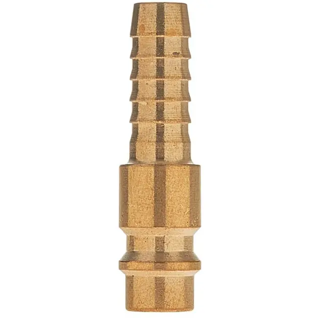 Tvardy Messing plug - pneumatische slang - corrosiebestendig - robuust - 9 mm aansluiting