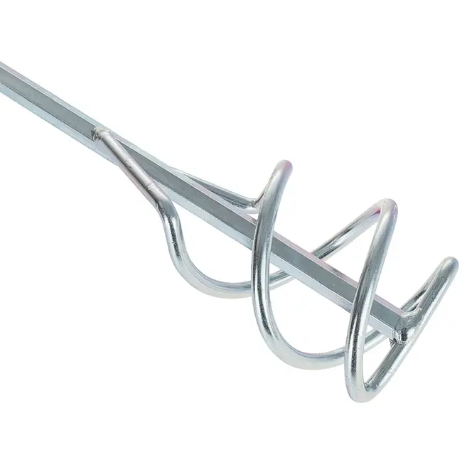 GEKO Mengstaaf voor verf en mortel - ergonomisch ontwerp - 60x320 mm - HEX aansluiting