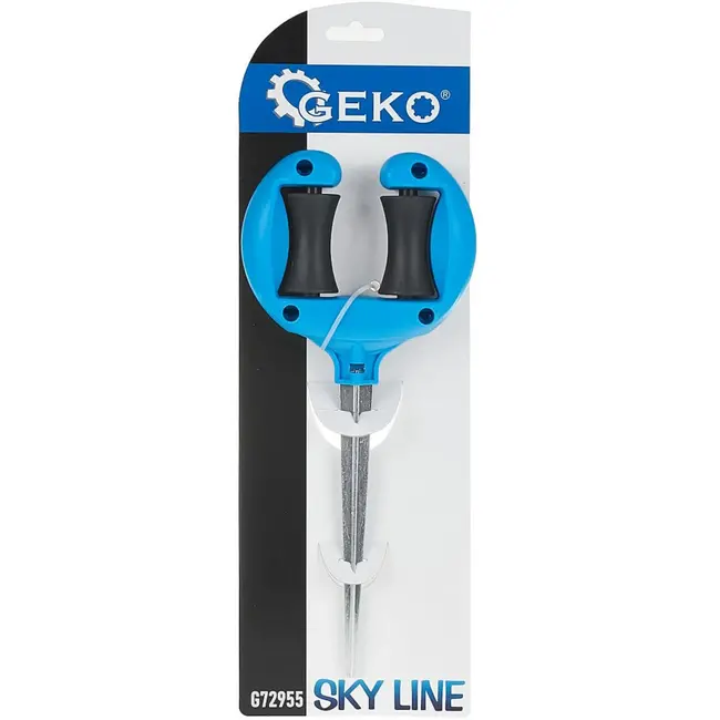 GEKO Hose guide - grondspies - plantvriendelijk - roterende rollers - duurzaam plastic