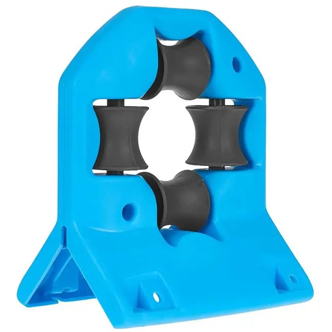 GEKO Hoekslanggeleider - Vier Rollen - Weerbestendig Kunststof - Eenvoudige Installatie