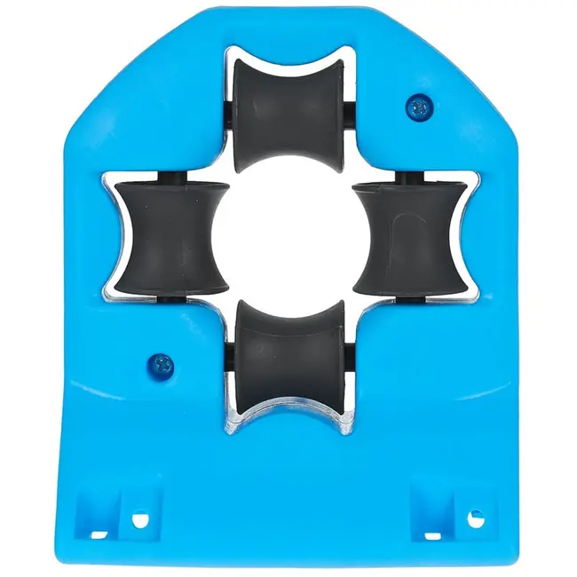 GEKO Hoekslanggeleider - Vier Rollen - Weerbestendig Kunststof - Eenvoudige Installatie