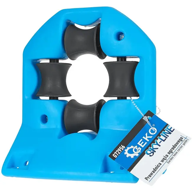 GEKO Hoekslanggeleider - Vier Rollen - Weerbestendig Kunststof - Eenvoudige Installatie