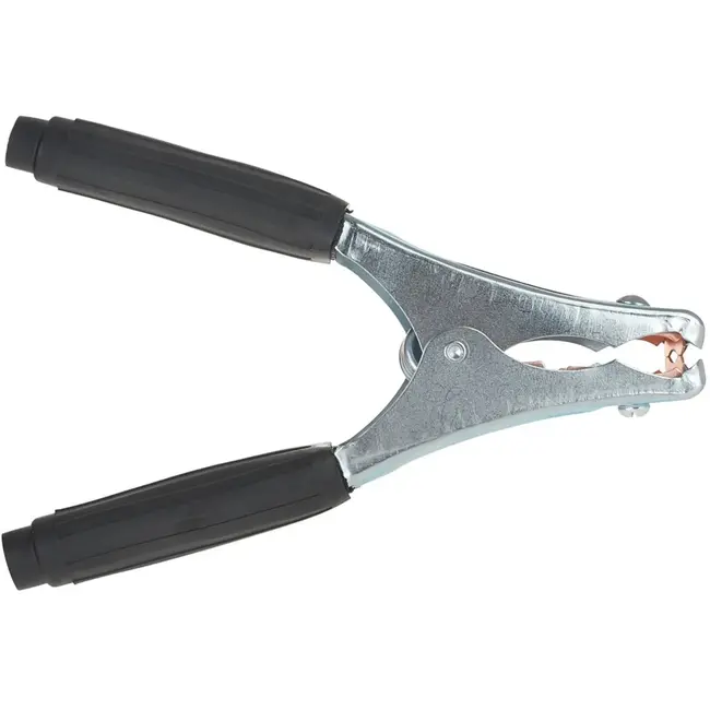 GEKO Zwarte accuklem - 500A - Stalen behuizing - Koperen inzetstukken - 210x130 mm