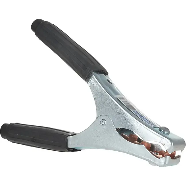 GEKO Zwarte accuklem - 500A - Stalen behuizing - Koperen inzetstukken - 210x130 mm