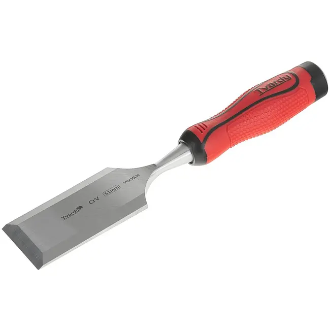 Tvardy Houtbeitel - Plat - CrV Staal - Ergonomisch - 51 mm