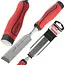 Tvardy Platte houtbeitel - CrV staal - Ergonomisch handvat - 38 mm breed