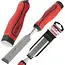 Tvardy Houtbeitel - Platte Snede - CrV Staal - 32 mm - Ergonomische Greep