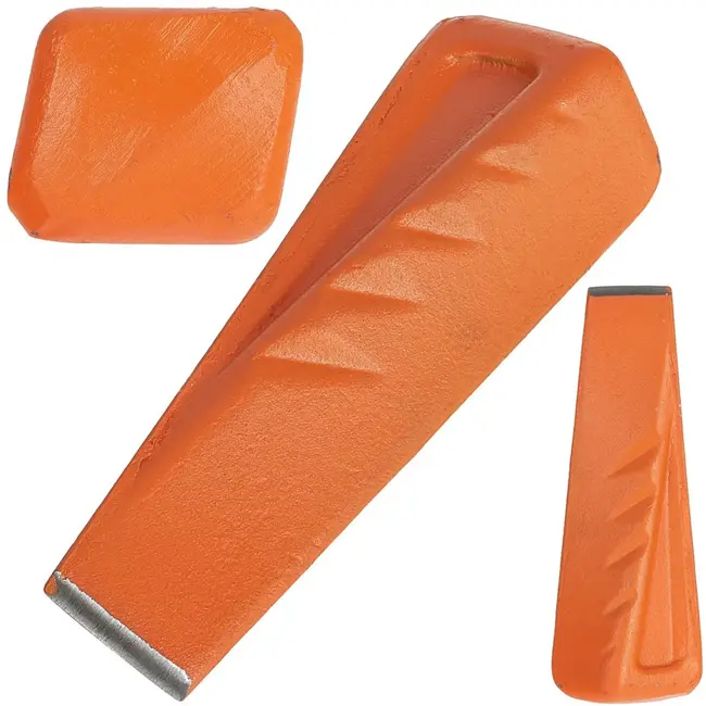 GEKO Stalen kloofwig - 2 kg - Spiraalvormig ontwerp - Duurzaam en efficiënt