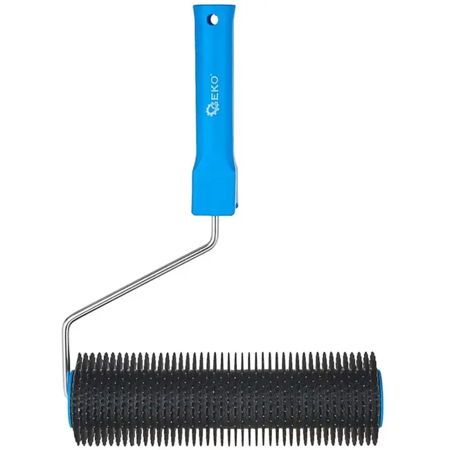 GEKO Venting roller - de-airing - 230 mm breed - 70 mm diameter - 13 mm spikes