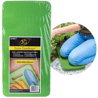 John Gardener Tuingereedschap - Kniebeschermingsmat - Comfortabel EVA-schuim - Groen - 40x20x2 cm