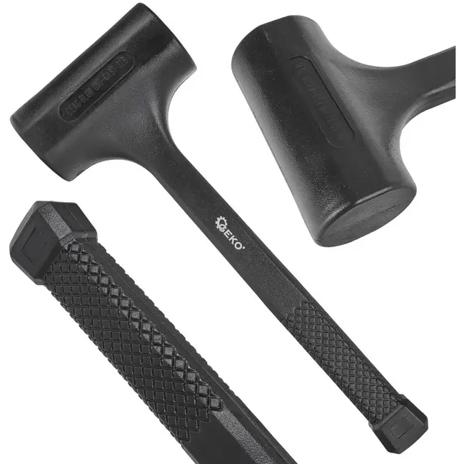 GEKO Rubberen hamer - Recoilless - 1350g - 60 mm diameter - Veilig en efficiënt