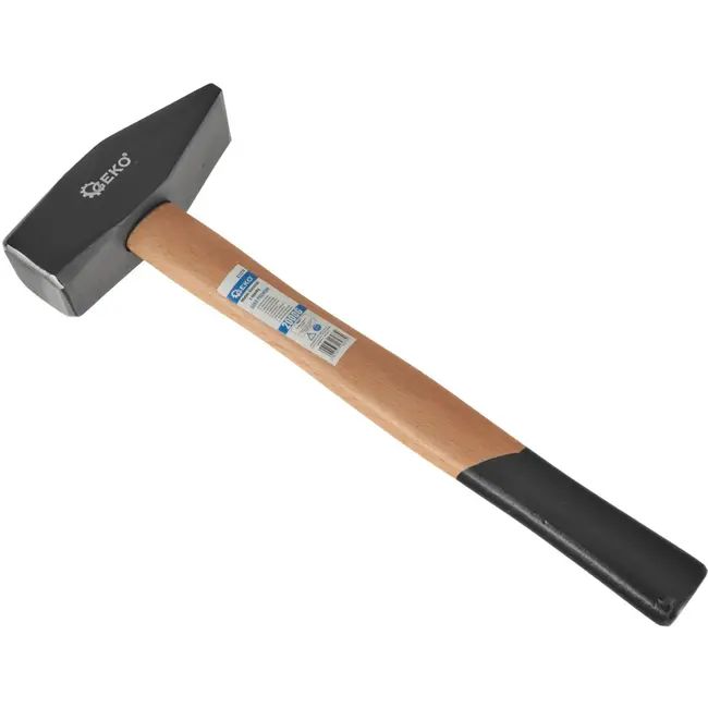 GEKO Bankhamer - Ergonomisch houten handvat - 2000g - 400mm lengte