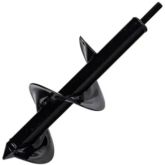 GEKO Boorgereedschap voor tuinieren - Staal - Zwarte afwerking - 10x30 cm