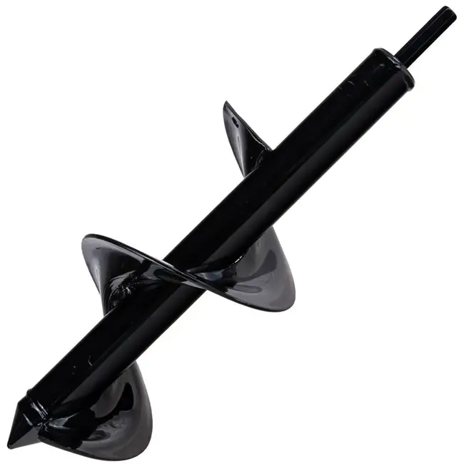 GEKO Boorgereedschap voor tuinieren - Staal - Zwarte afwerking - 10x30 cm