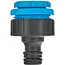 GEKO Tapconnector met Reducers - Duurzaam Plastic - Universele Compatibiliteit - Zwart/Blauw