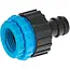 GEKO Tapconnector met Reducers - Duurzaam Plastic - Universele Compatibiliteit - Zwart/Blauw