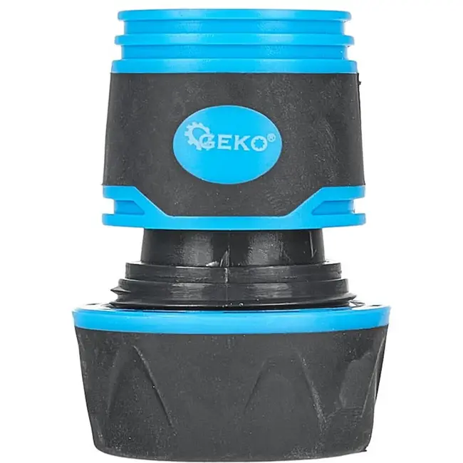 GEKO 3/4" waterstop slangconnector - waterdicht - rubberen grip - duurzaam kunststof