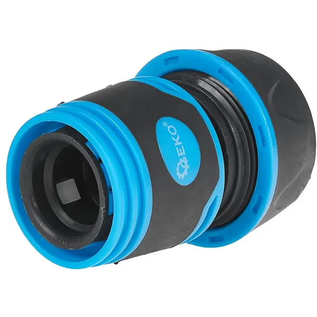 GEKO 3/4" slangconnector - Duurzaam plastic - Antislip rubber - Universele pasvorm