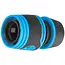 GEKO 1/2" waterstop slangconnector - automatische stop - rubberen grip - duurzaam kunststof - 20 stuks