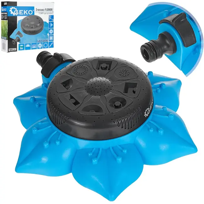 GEKO Zwenksproeier met 8 functies - Efficiënt en stijlvol tuinieren - Bereik tot 8 meter