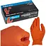 GEKO Nitrile handschoenen - stevige grip - 3D textuur - maat L - oranje - 50 stuks