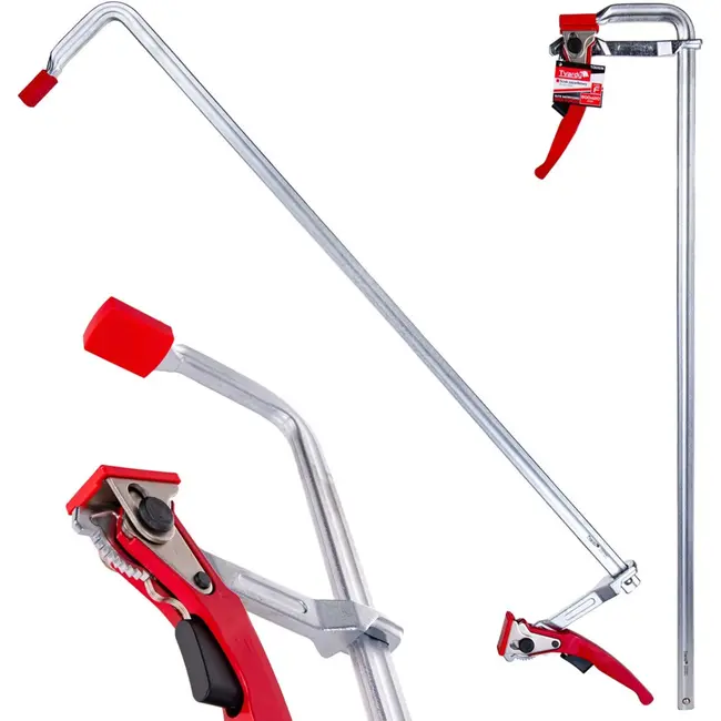 Tvardy Grote ratelspanklem - Gesmeed staal - 800x120 mm - 500 kg klemkracht - Chroomlaag bescherming