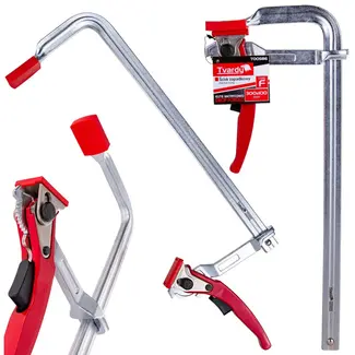 Tvardy Sterke ratelspanklem - 300x100 mm - Gesmeed staal - 500 kg klemkracht