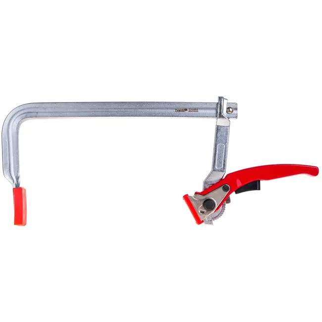 Tvardy Klem met ratelsysteem - Gesmeed staal - 200x100 mm - 500 kg klemmkracht - Chroom beschermlaag