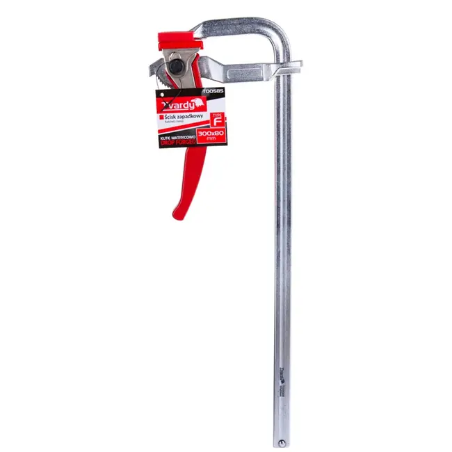 Tvardy Ratelsysteem houtklem - Gesmeed staal - 300x80 mm - 500 kg klemmkracht