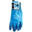GEKO Waterdichte werkhandschoenen - polyester latex - maat 9 - blauw - 12 stuks