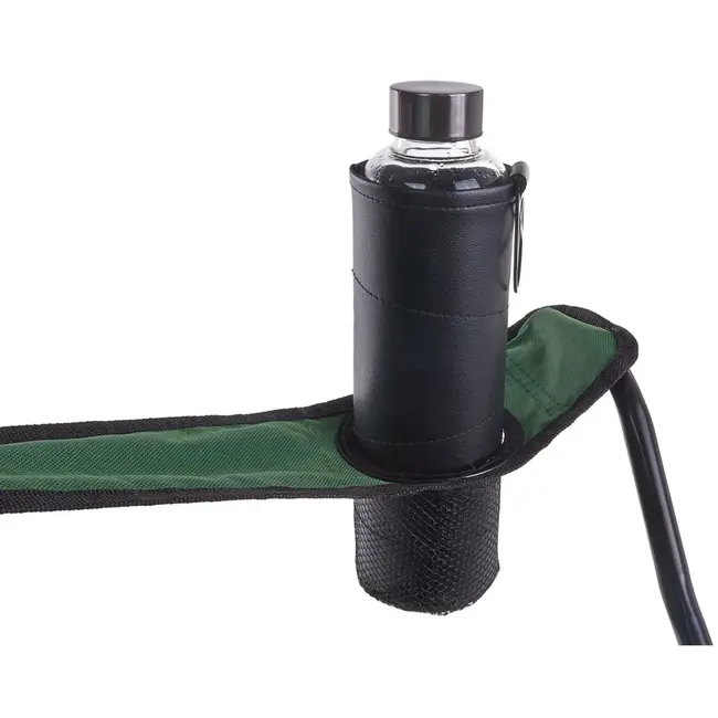 Keltin Opvouwbare toeristenstoel - groen - waterbestendig - met bekerhouder - draagtas inbegrepen