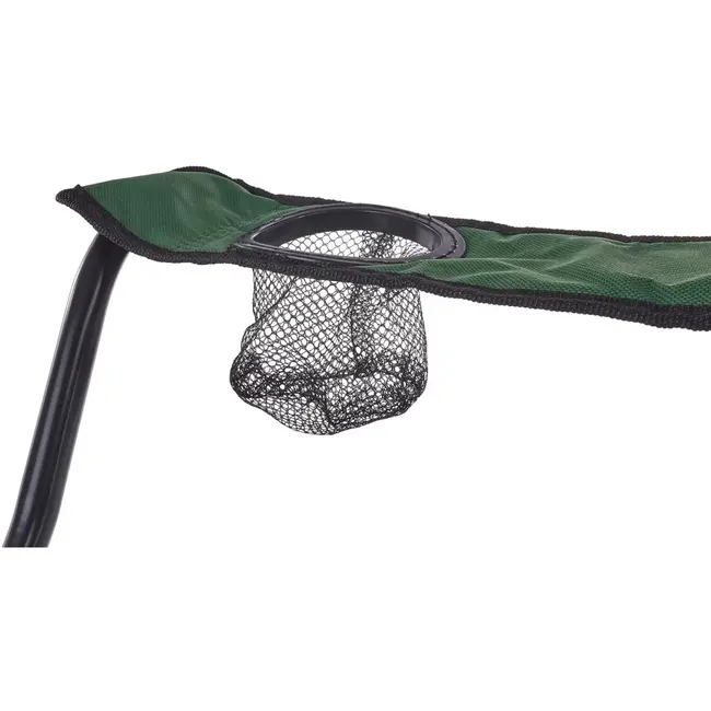 Keltin Opvouwbare toeristenstoel - groen - waterbestendig - met bekerhouder - draagtas inbegrepen