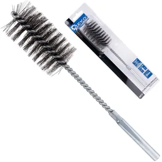 GEKO Cilindrische staalborstel - 38 mm - Compact & veelzijdig - Roestvrij staal