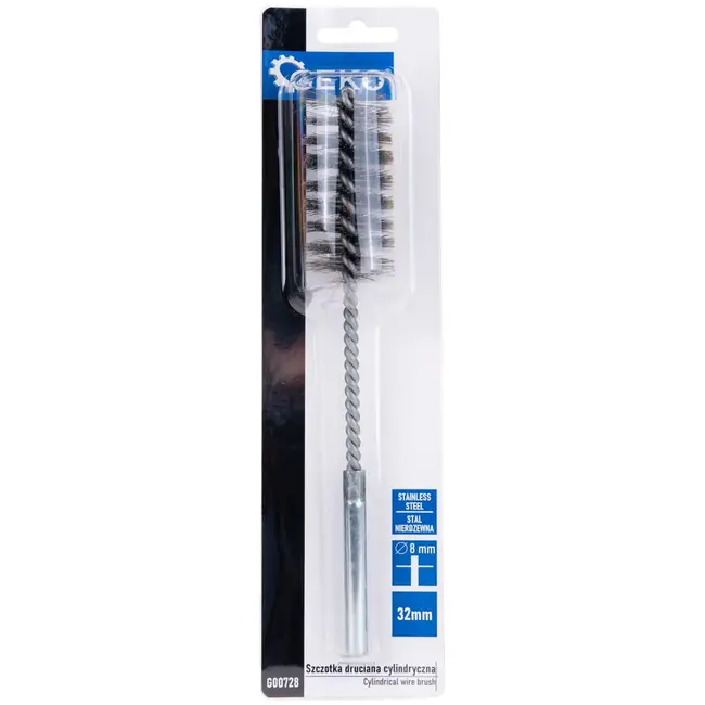 GEKO Cilindrische staalborstel - 32 mm - Compact en veelzijdig