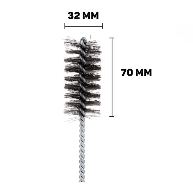 GEKO Cilindrische staalborstel - 32 mm - Compact en veelzijdig