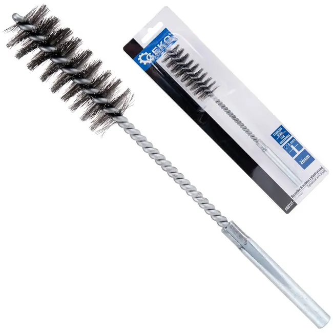 GEKO Cilindrische staalborstel - Compact - Veelzijdig - 26 mm - Roestvrij staal