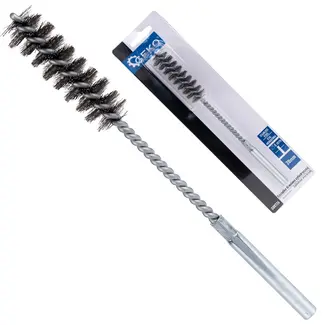 GEKO Cilindrische staalborstel - Compact - Veelzijdig - 20 mm - Roestvrij staal