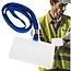 GEKO ID-badge met lanyard - plastic - 92x59 mm - 10 stuks