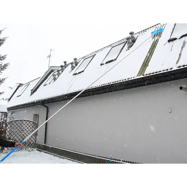 GEKO Modulaire sneeuwschuiver - 7,5 m lengte - 61 cm breed - Lichtgewicht aluminium - Ergonomische grip