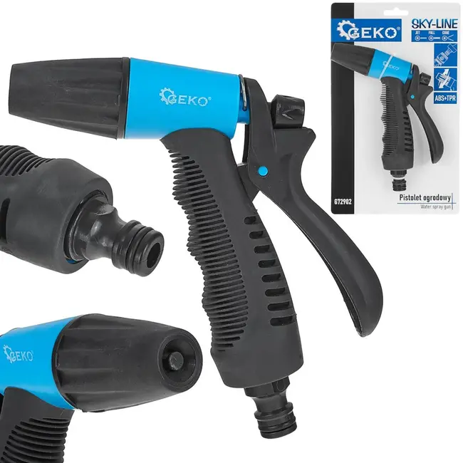 GEKO Verstelbare tuinsproeier - Comfortabele grip - Precieze waterregeling - Duurzaam kunststof