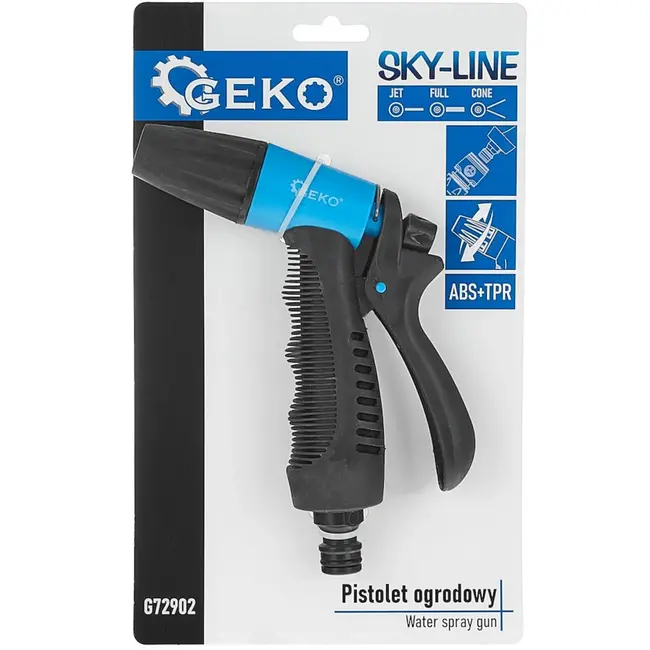 GEKO Verstelbare tuinsproeier - Comfortabele grip - Precieze waterregeling - Duurzaam kunststof