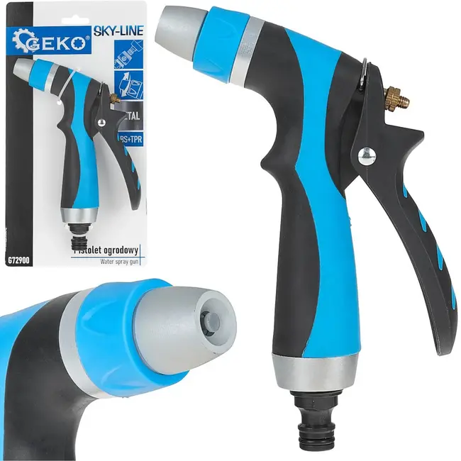 GEKO Verstelbare metalen tuinsproeier - Duurzaam - Comfortabel - Lichtgewicht