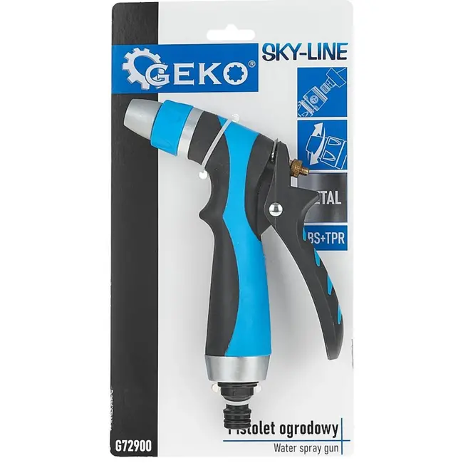 GEKO Verstelbare metalen tuinsproeier - Duurzaam - Comfortabel - Lichtgewicht