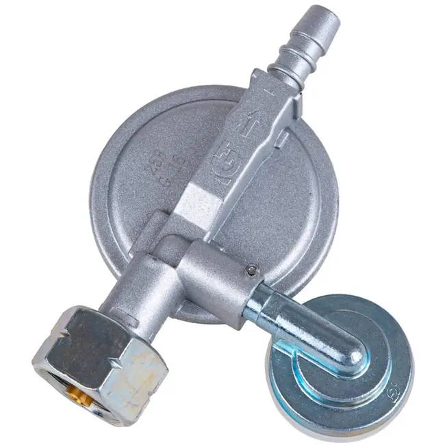 GEKO Gasregelaar met manometer - 37 mbar - 1,5 kg/h - Veilig en veelzijdig