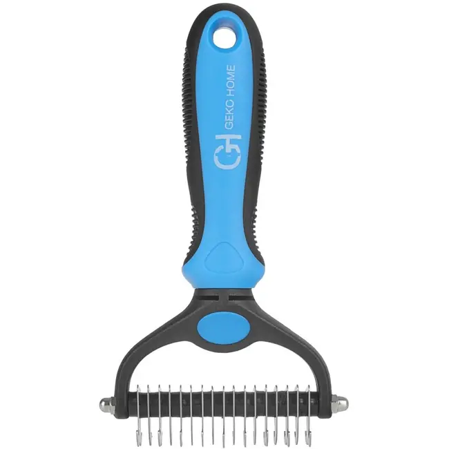 GEKO Huisdierverzorgingstool - Ontklitkam - Ergonomisch - Veilig voor de huid - 17,5 x 9,5 cm