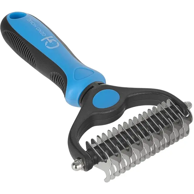 GEKO Huisdierverzorgingstool - Ontklitkam - Ergonomisch - Veilig voor de huid - 17,5 x 9,5 cm