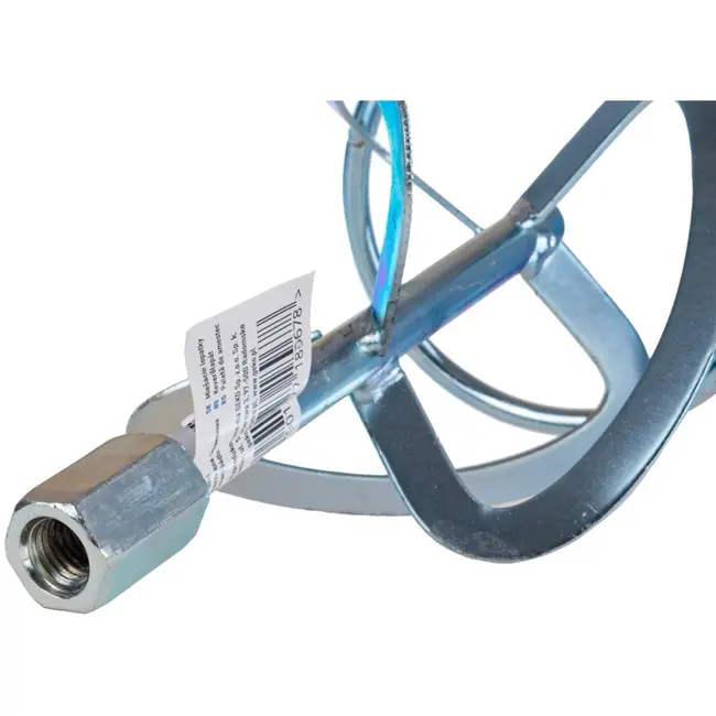 GEKO Mengstaaf - Staal - M14 Draad - 12x23 cm - Voor Mortels